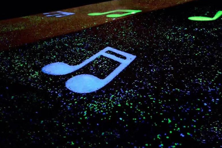 夜光石透水地坪