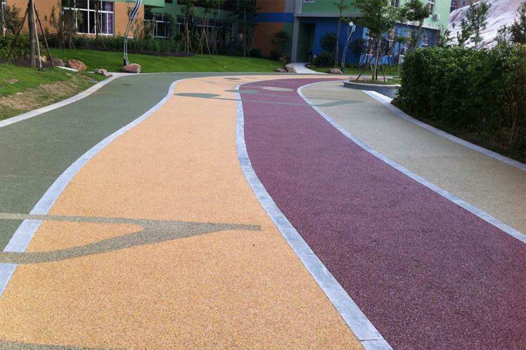 胶粘石透水地坪