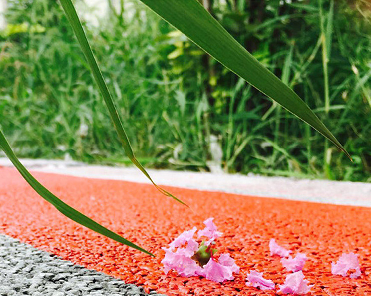 彩色透水混凝土地坪