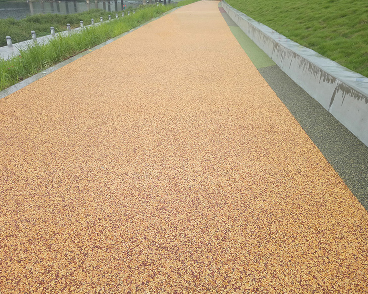 胶粘石透水地坪