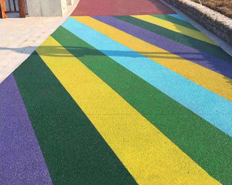 彩色透水混凝土地坪