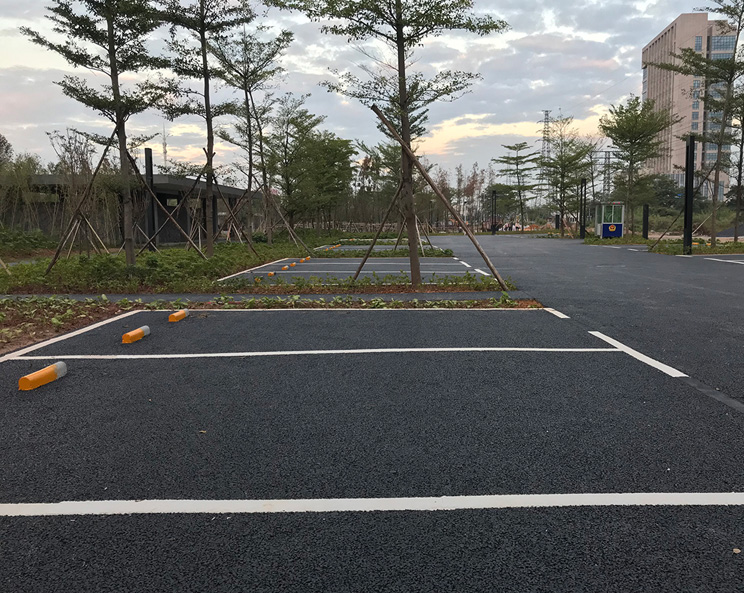 彩色透水混凝土地坪