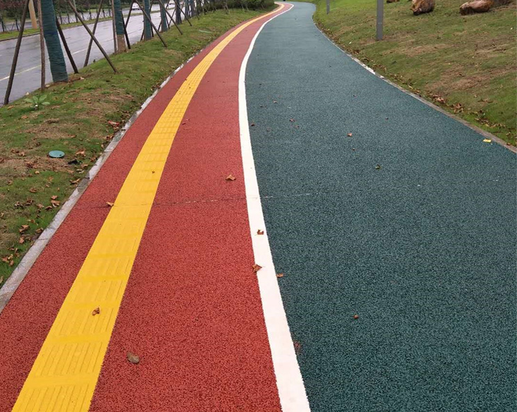 彩色透水混凝土地坪