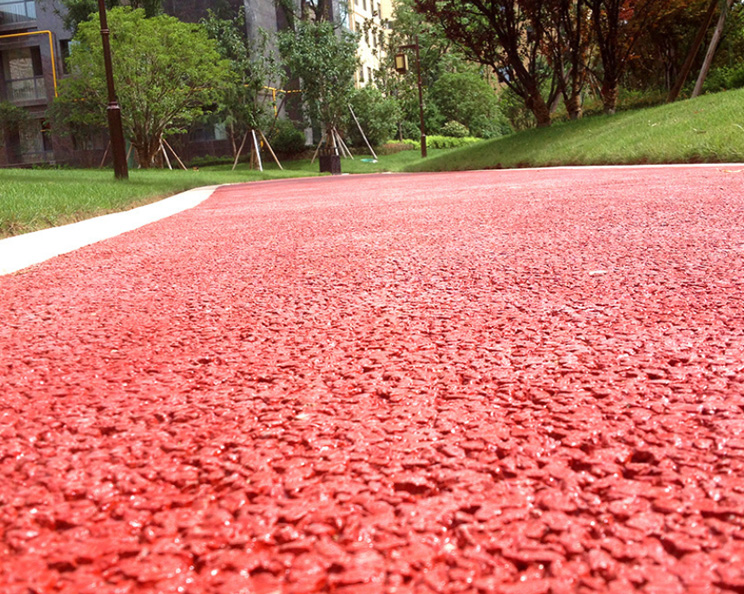 彩色透水混凝土地坪