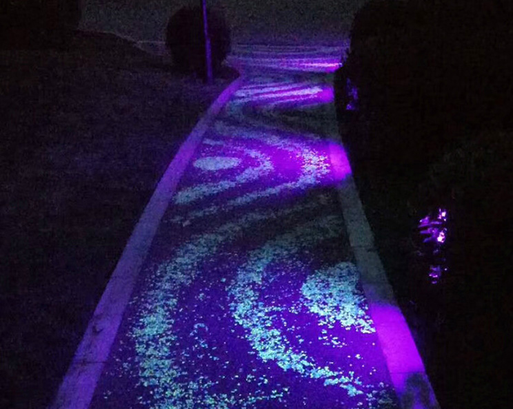 夜光路面