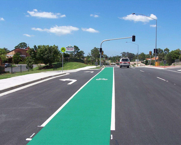 公路彩色防滑路面